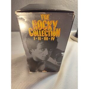 The Complete Rocky Movie Collection 1-4 VHS Box Set Sylvester Stallone Used 1548